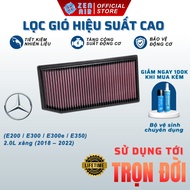 Mercedes E200/ E300/ E300e/ E350 2.0L engine Air filter, high performance filter for lifetime use - 