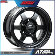 SSW WHEELS S188 MATTE BLACK 16x8J ET0 5hX139.7 4X4 4WD SUZUKI JIMNY