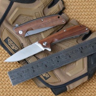 Tigend Oem Small Folding Knife 9Cr18Mov Blade Wood_Handl