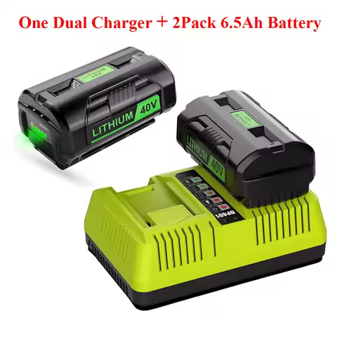 Dual 40V OP401 Power Tool Battery Charger for Ryobi OP4015 OP4026 OP4026 OP4030 OP4050A OP4040