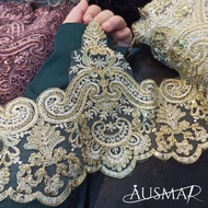 BORDER LACE TINGGI / BORDER LACE PENGANTIN / SEQUIN BORDER LACE (METER)