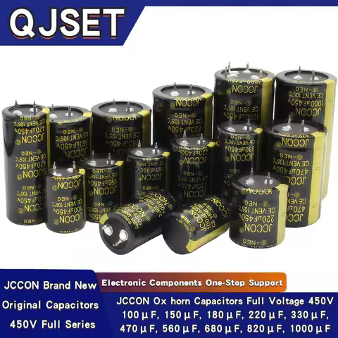 1pcs JCCON 450V 100uf 150uf 180uf 220uf 330uf 470uf 560uf 680uf 820uf 1000uf 450 V Ultrasonic Weldin