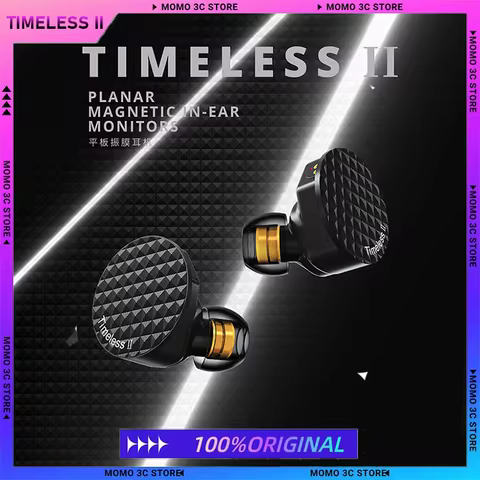 7HZ Timeless II 2 earphone Upgraded 14.5mm Planar Magnetic Driver IEM Timeless2 Hifi Earphone Monito