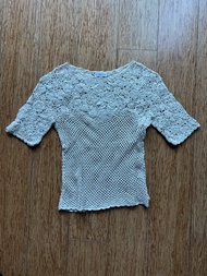 Balenciaga La Mode Paris vintage Crochet Top