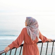 [ Cod ] Deenay Kw Terbaru Dan BOTTON SCARF LX - Hijab Segi Empat Karakter Premium