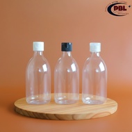 300ml HS Fliptop Bottle natural - Begaris Neck Fliptop Cap 24 Color Variants 300ml Pet Plastic Bottl