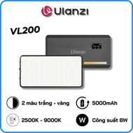 ULANZI VL200 Bi-Color Spotlight, Built-in 5000mAh Battery - 12 Months