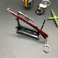 Peace Eating Chicken Elite Game Merchandise Alloy 98K Air Drop Three-Stage Pan Model Play Keychain P