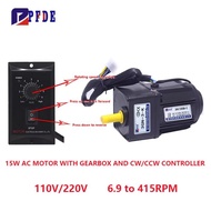 A set 15w 3RK15GN-C AC Gear Speed Control motor, 3GN+US-52 Transmission, Forward and Reverse Speed C