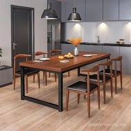 Dining Table Chair Small Apartment Economical Household Table Eating Modern Simple Rectangular Combi