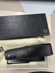 萬寶龍 Montblanc 皮革筆套 pen pouch black 114700