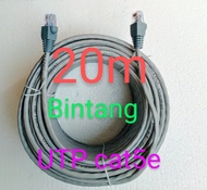 Kabel lan 20m cat5e 20meter utp cable 20 m