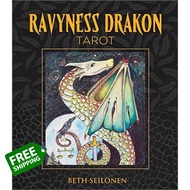 more intelligently ! [ไพ่แท้-พร้อมส่ง] Ravyness Drakon Tarot dragon ไพ่ทาโรต์ ไพ่ออราเคิล ไพ่ยิปซี ไ