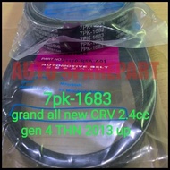 FREE SHIPPING FAN VAN BELT FANTALI 7PK1683 ALL NEW CRV 2.4CC GEN 4 2013UP 7PK1683 