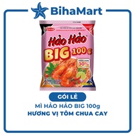[RETAIL PACKAGE] - ACECOOK - Hao Hao Big Noodles 100g Spicy and Sour Shrimp, Big 100 Hao Hao Spicy a
