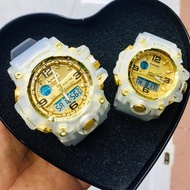 NEW ARRIVAL G_SHOCK COUPLE WATCHES (MUDMASTER JELLY EDITION)*