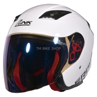 หมวกกันน็อค LINK รุ่น EROS หมวกกันน็อคเปิดหน้า รองรับบลูทูธ มี3ขนาด M L XL โดย TMBIKESHOP