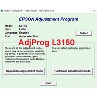 ฟองน้ำซับหมึก Epson L3110/3150 +โปรแกรมเครียร์ซับหมึก