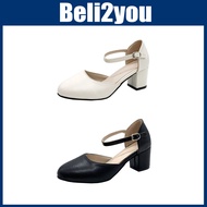 Beli2you Women High Heels Women Shoes Kasut Heels Perempuan Bertutup Kasut Tumit Tinggi Wanita
