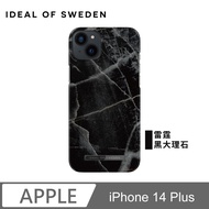 IDEAL OF SWEDEN iPhone 14 Plus Nordic Style Swedish Trend Phone Case - Thunder Black Marble