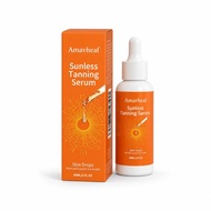 Self Tanning Drops with Natural & Organic Ingredients, 50ml Medium Face Tanning Drops to Add to Loti