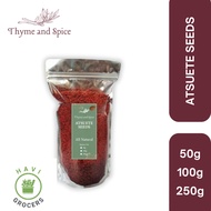 [ZIP LOCK] Annatto Seeds Atsuete 50g 100g 250g - Spice️ THYME & SPICE HAVI GROCERS