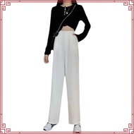 【西装长裤】150cm小个子白色西装阔腿裤女春秋新款垂感155显高直筒西装裤拖地150cm Small White Suit Wide Leg Pants Women's Spring and Aut