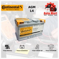 Bateri Kereta / Car Battery - Continental - AGM - L4 - 80AH