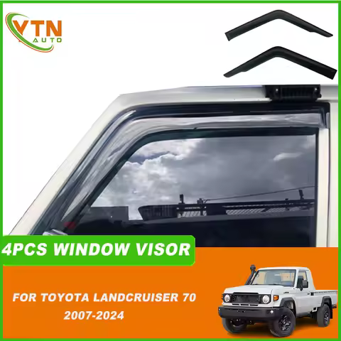 For Toyota Landcruiser 70 76 75 78 79 Series 2007-2024 2 Doors Window Visors Sun Rain Guards Window