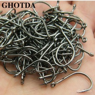 【Hot sale】GHOTDA 100pcs Iseama Circle Carp Fishing Hook Size #4 #6 #8 #10 #12
