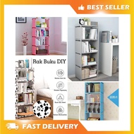 PORTABLE BOOKSHELF 5 GRID 4 LAYER