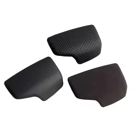 For Audi A4 B9 A5 Q7 Q5L 4M1 713 139F 2016-2019 Black perforated leather selector lever handle Gear 