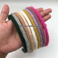 1 PC - FEATHER HEADSET FLUFFY/ FEATHER MATERIAL FEATHER HEADSET