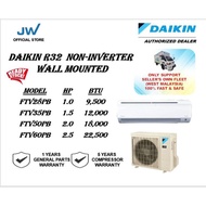 DAIKIN R32 2.0HP (FTV50PB) NON-INVERTER WALL MOUNTED AIR CONDITIONER