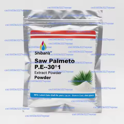 Global Customized 100% Pure For Natural saw palmetto Extract 30:1 Aluminum Foil Bag Packing for Glob
