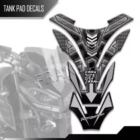 Stickers YAMAHA r6 Motorcycle 3D Motorcycle Tank Pad Stickers Protector Decal Accessories Gas Cap Co