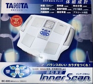 日本製造 BC-600 體脂磅 TANITA 塔尼達 日本百利達 脂肪磅 innerscan Body Composition Scale