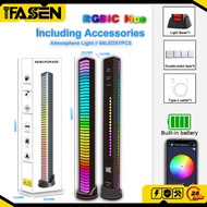 3D Display RGB Sound Control Lights App Control Music Rhythm Pickup LAMP Colorful Strip Light For DJ