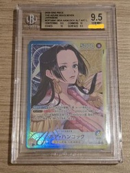 Bgs 9.5 one piece card game opcg 女帝  leader Boa Hancock L-P OP14-041 THE AZURE SEA'S SEVEN