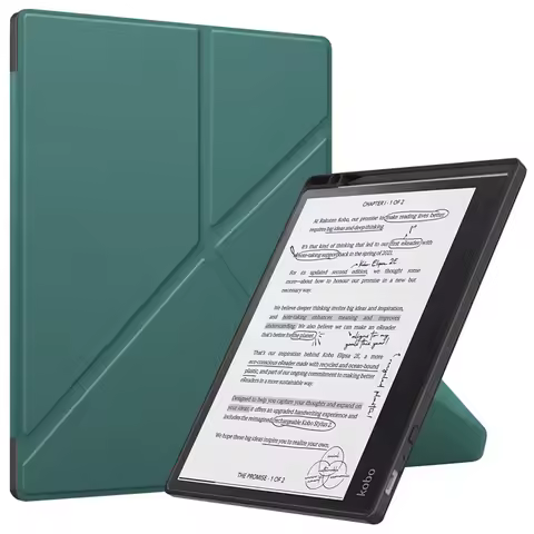 For Funda Kobo Elipsa 2e 10.3" Smart eBook Case Pencil Holder Multi-Folding Stand Cover with Soft TP