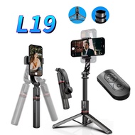 L19 Gimbal Stabilizer Imbangan Auto dengan Rod Aluminium Teleskopik Selfie Stick Video Stabil Menembak Tripod untuk Telefon Pintar Telefon