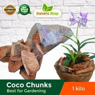Coco chunks  or Bunot 1 Kgs. (Approx 25 to 30 pieces per pack) good for planting . Coco chunks are m