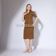 Blazer Wanita Baju Kerja Kantor Seragam PDH PNS Pemda Dinas Guru ASN Wanita Setelan Rok Span Celana