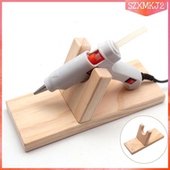 [szxmkj2] Stand for Hot Glue  with Glue Rod Holder Hot Glue Stand, Hot Glue  Stand, Mini Wooden Stan