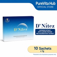 D’Nitez Lavender Valerian Night Wellness Supplement for Relaxing Bedtime Routine