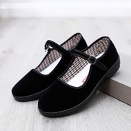 fairy shoes xes women shoes Kasut kain Beijing lama yang menari hitam