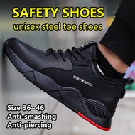 Safety Shoes Men Spark-proof Steel Toe Shoes Waterproof Work Shoes Sports Shoes