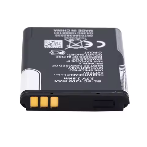 BL-5C 3.7V 1020mAh Rechargeable Lithium Battery For Nokia phone 1100 1110 1112 1200 1208 1600 2300 2
