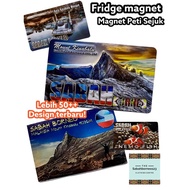 Fridge magnet sabah souvenir sabah borneo magnet peti ais