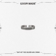 Goopi “G47-03” 925 SILVER AR.C RING 戒指